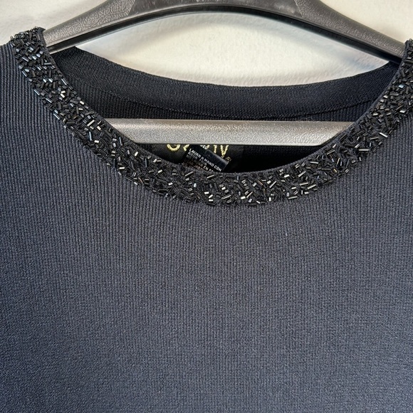 Vintage Gardy beaded neck top - Picture 2 of 5